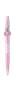 Ballpoint pen, 0.8 mm, retractable, pink barrel, ICO "Axolotl", blue