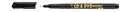 Permanent marker, CD/DVD, 0,5 mm, ICO, black