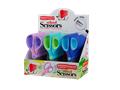 Scissors display, kids, sharp, 13 cm, ICO, assorted colours