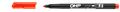 Permanent marker, OHP, 2-3 mm, B, ICO, red