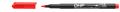 Permanent marker, OHP, 1-1,5 mm, M, ICO, red