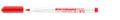 Whiteboard and flipchart marker, 1–1.5 mm, rounded tip, ICO, red