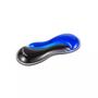 Wristrest for mouse/trackball, gel filling, KENSINGTON "Slim DuoGel", black-blue