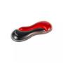 Wristrest for mouse/trackball, gel filling, KENSINGTON "Slim DuoGel", black-red