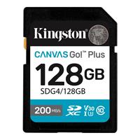 Memorycard, SDXC, 128GB, C10/UHS-I/U3/V30, Gen4,KINGSTON 
