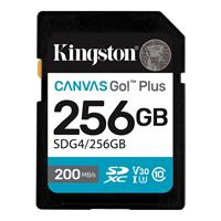 Memorycard, SDXC, 256GB, C10/UHS-I/U3/V30, Gen4,KINGSTON 