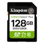 Memorycard, SDXC, 128GB, C10/UHS-I/U1/V10, Gen3, KINGSTON "Canvas Select Plus"