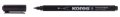 Permanent marker, CD/DVD, 1 mm, KORES, black