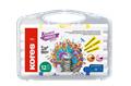 Decor marker set, 1-2 mm, double-ended, in plastic holder, KORES "K-Kreative", 12 different colors