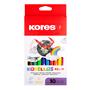 Fibrepen set, 1-3 mm, washable, KORES  "Korellos 2in1", 10 different colours