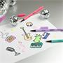Fibre pen set, washable, KORES 
