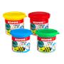 Modelling clay, air-drying, 160 g, 4 assorted colours, KORES "Magic Clay"