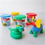 Modelling clay, air-drying, 160 g, 4 assorted colours, KORES 