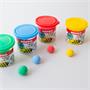 Modelling clay, air-drying, 160 g, 4 assorted colours, KORES 