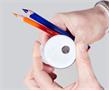 Sharpener, two holes, with container, KORES 