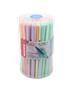 Ballpoint, 1,0 mm, cap, triangular, pastel colours barrel, KORES "K0R-M", blue
