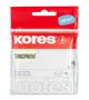 Self adhesive notepad, 75x75 mm, 75 sheets, KORES, transparent