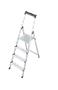 Ladder, 4 steps, aluminum, KRAUSE 