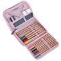 Pen holder, 1 flap, filled, zippered, LEGO 