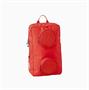 Backpack, LEGO "Brick 1x2", red