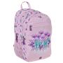 Backpack, 2 compartments, LEGO "Flowers", pink-figured