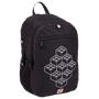 Backpack, 2 compartments, LEGO "Bricks", black-figured