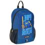 Backpack, middle size, LEGO "Ninjago Jay", blue-figured