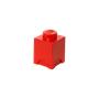 Storage box, square, LEGO, red