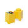 Storage box, square, LEGO, yellow