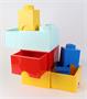 Storage box, square, LEGO, yellow