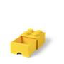 Storage box, drawers, LEGO "Brick", yellow