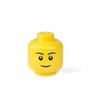Storage box, head, small, LEGO, Boy