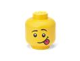 Storage box, head, small, LEGO, Silly