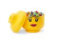 Storage box, head, big, LEGO, Girl