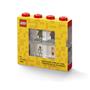 Display, minifigure, 8 case, LEGO, red