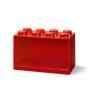 Shelf, LEGO "Brick 2x4", red