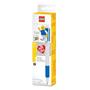 Gel pen, 0,7 mm, cap, minifigure, LEGO, blue