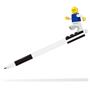 Gel pen, 0,7 mm, cap, minifigure, LEGO, black