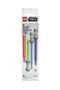 Gel pen set, 0,7 mm, lightsaber, LEGO "Star Wars", 4 different colours