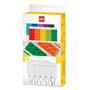 Fibrepen set, LEGO, 10 different colours