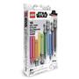 Gel pen set, 0,7 mm, lightsaber, LEGO "Star Wars", 10 different colours