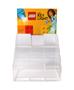 Display, desktop, plastic, 12 compartments, LEGO "Gel pen/Keychain", empty