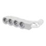 Extension lead, 4 socket, 3 m cable, LEGRAND 