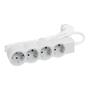 Extension lead, 4 socket, 3 m cable, LEGRAND 