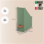 Magazine holder, cardboard, 100 mm, LEITZ 