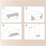 Magazine holder, cardboard, 100 mm, LEITZ 