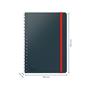 Wirebound notebook, B5, squared, 80 sheets, LEITZ, 