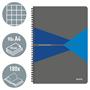 Wirebound notebook, A4, squared, 90 sheets, PP cover, LEITZ 
