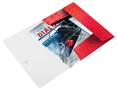 Flap folder with rubberband, PP, A4, LEITZ 