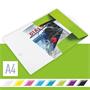 Flap folder with rubberband, PP, A4, LEITZ 
